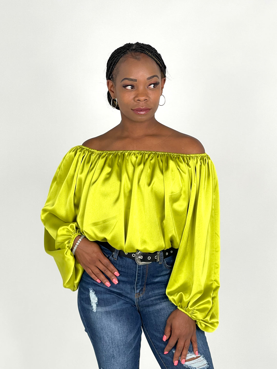 Lime Green Top