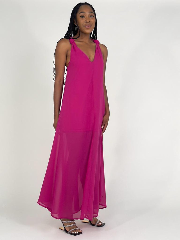 Magenta Maxi Dress