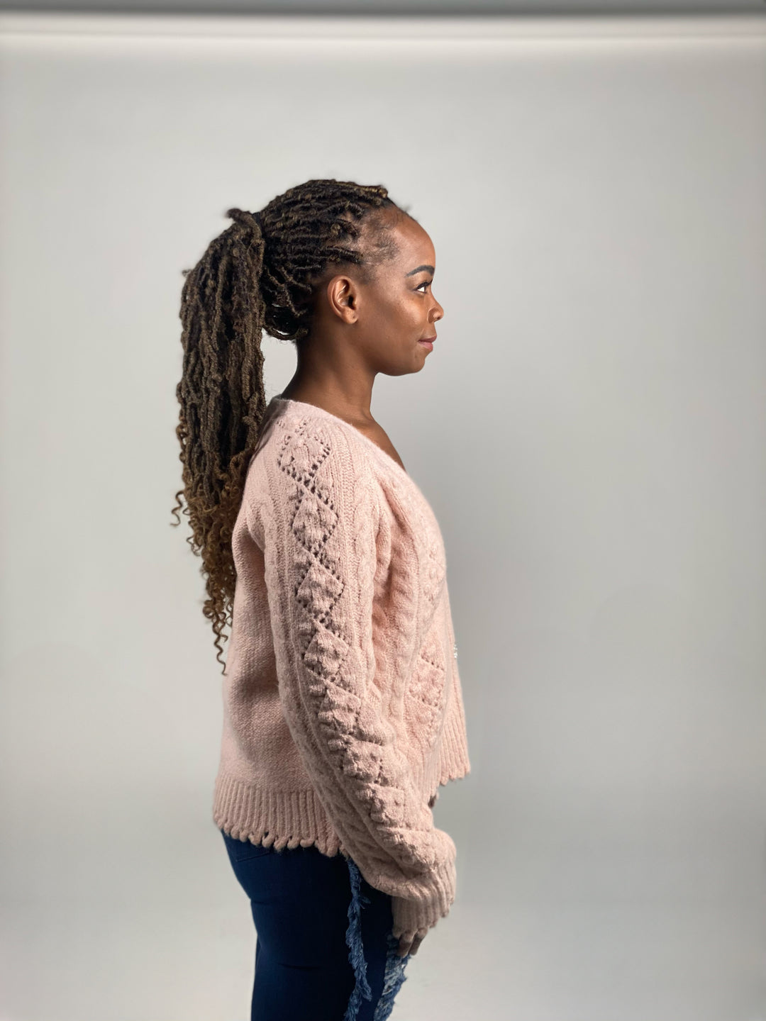 Blush Pink Sweaters