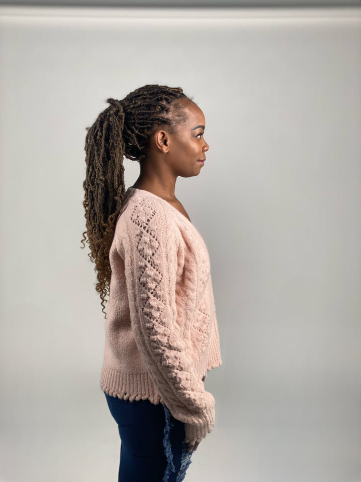 Blush Pink Sweaters