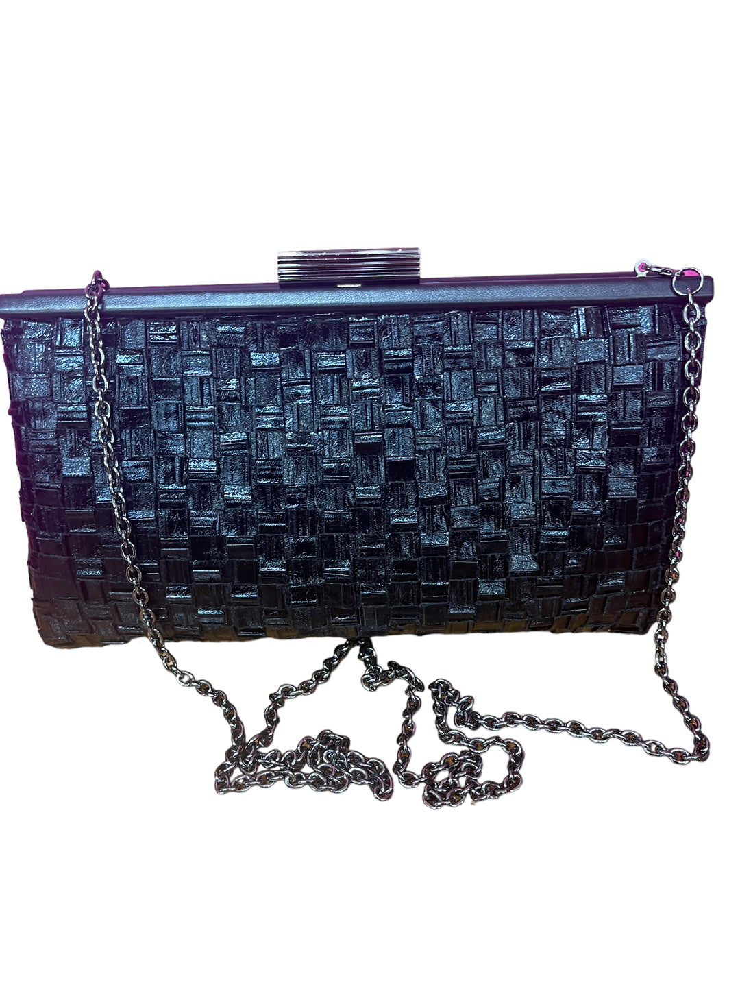 Black Metallic Clutch
