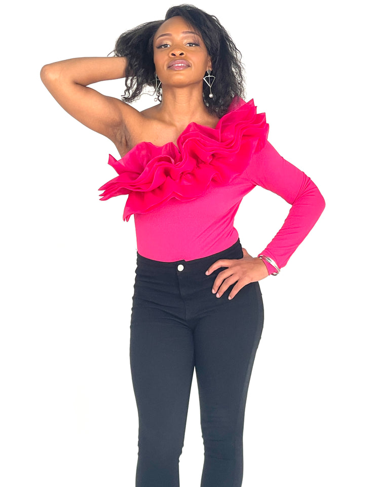 Magenta Bodysuit