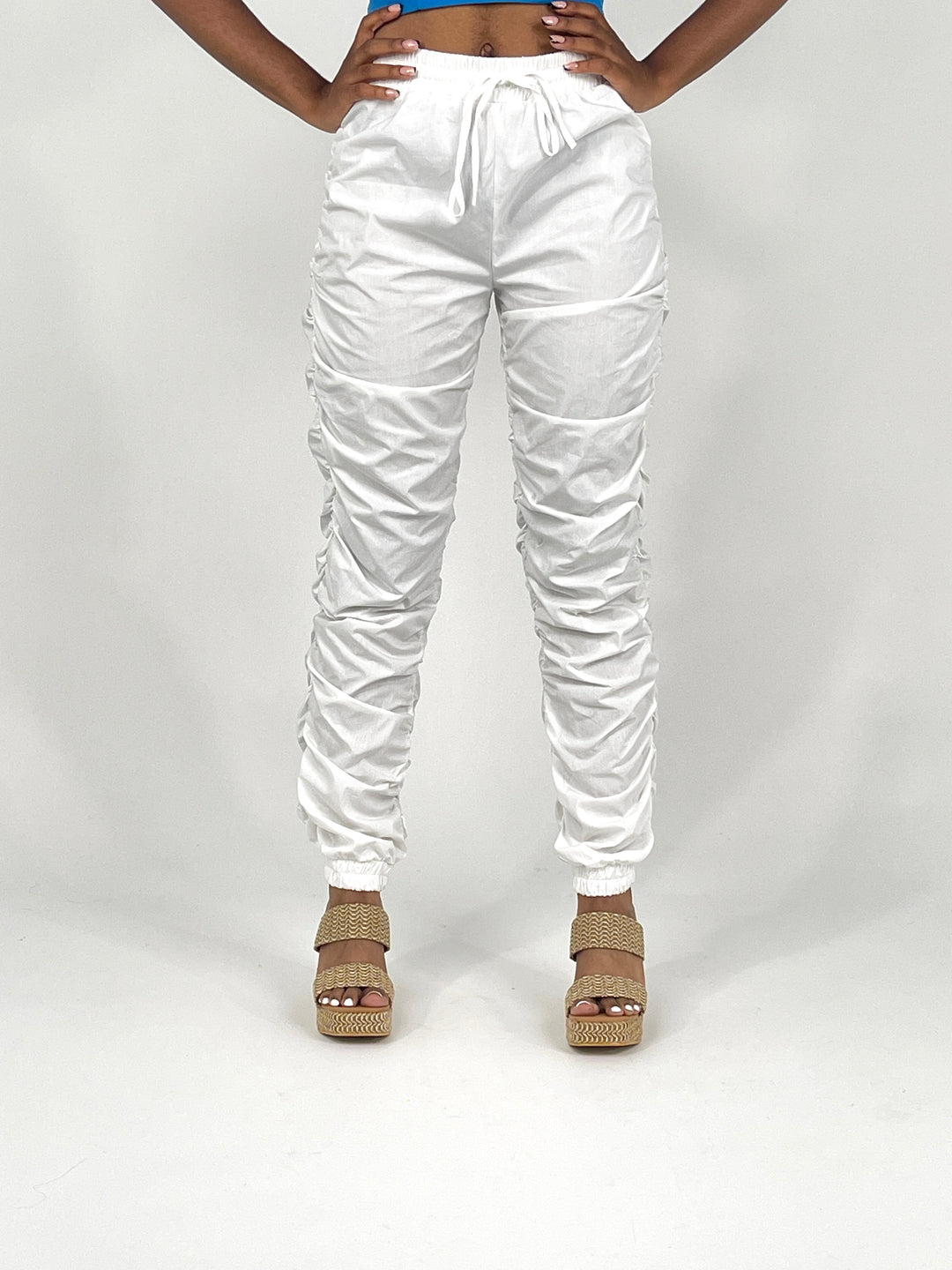 Off White Parachute Pants