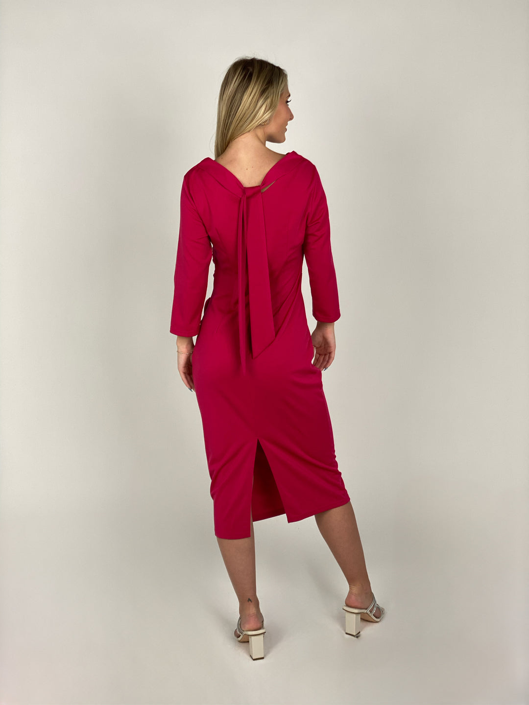 Sassyn Pink Long Sleeve Dress
