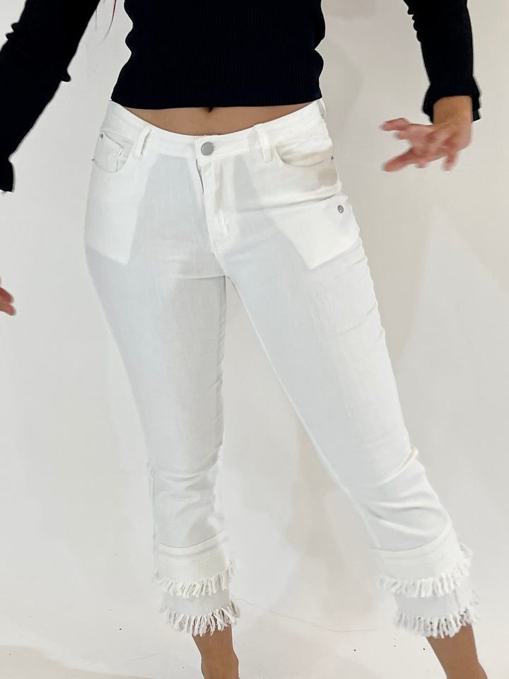 White Jean Pants
