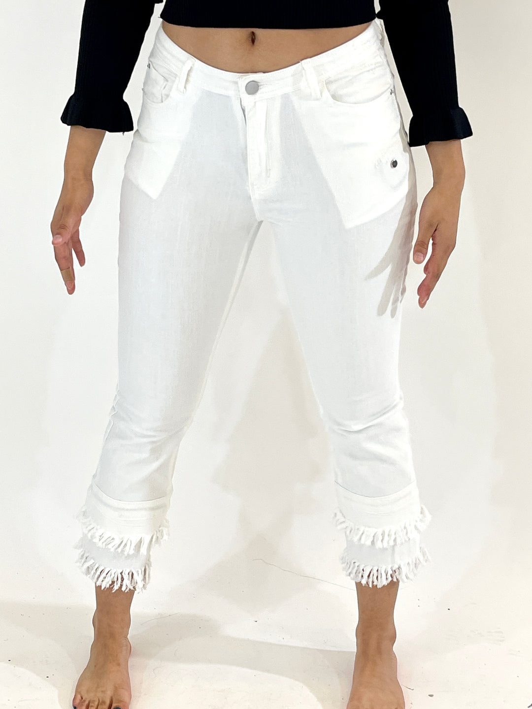 White Jean Pants