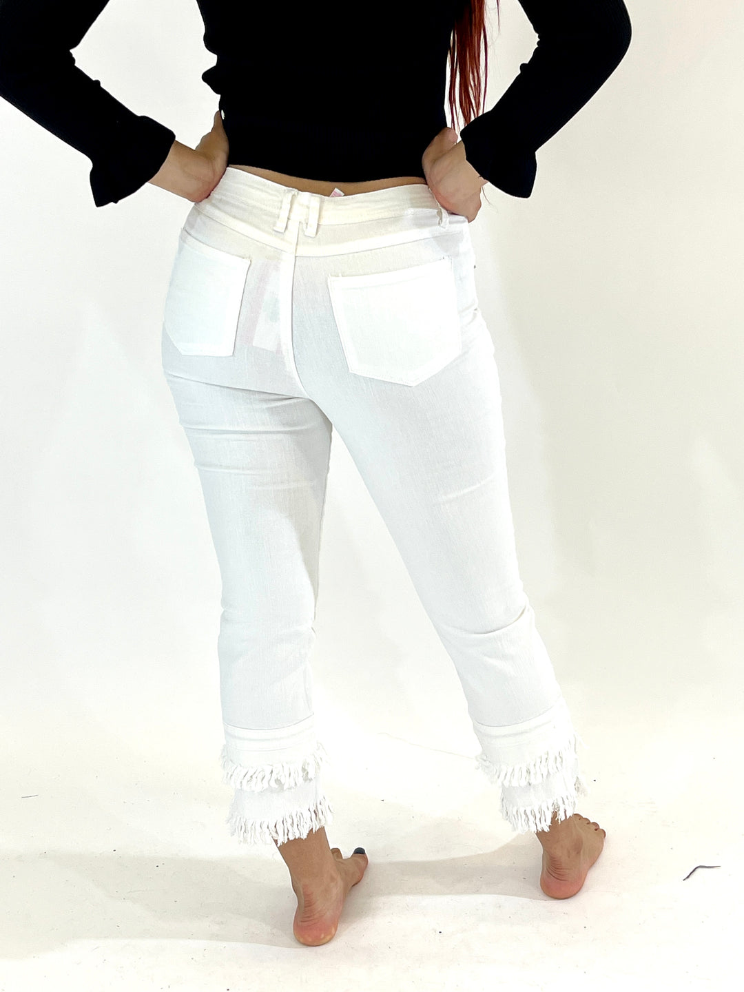 White Jean Pants