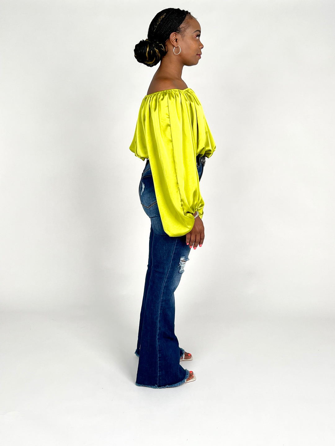 Lime Green Top