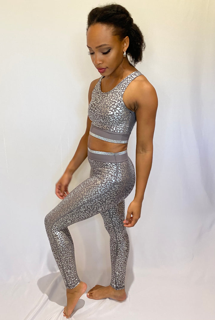 Silver Spotted Bra