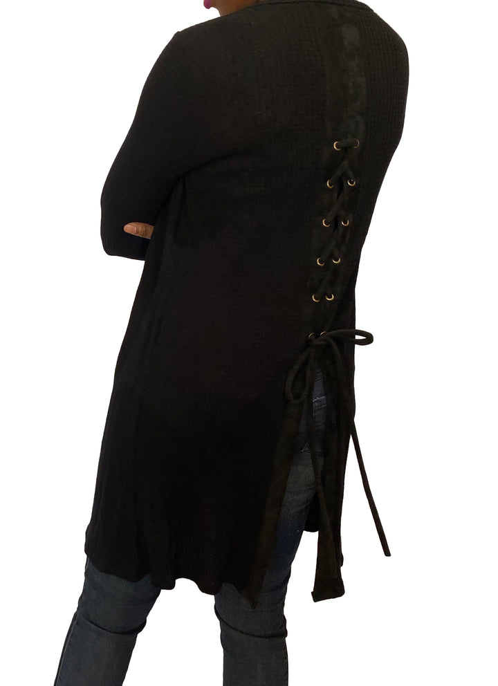 Cardigan With Lace Details