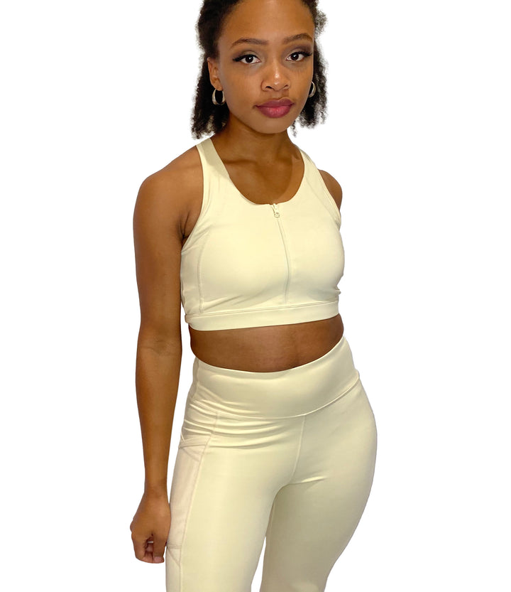 Cream Leggings