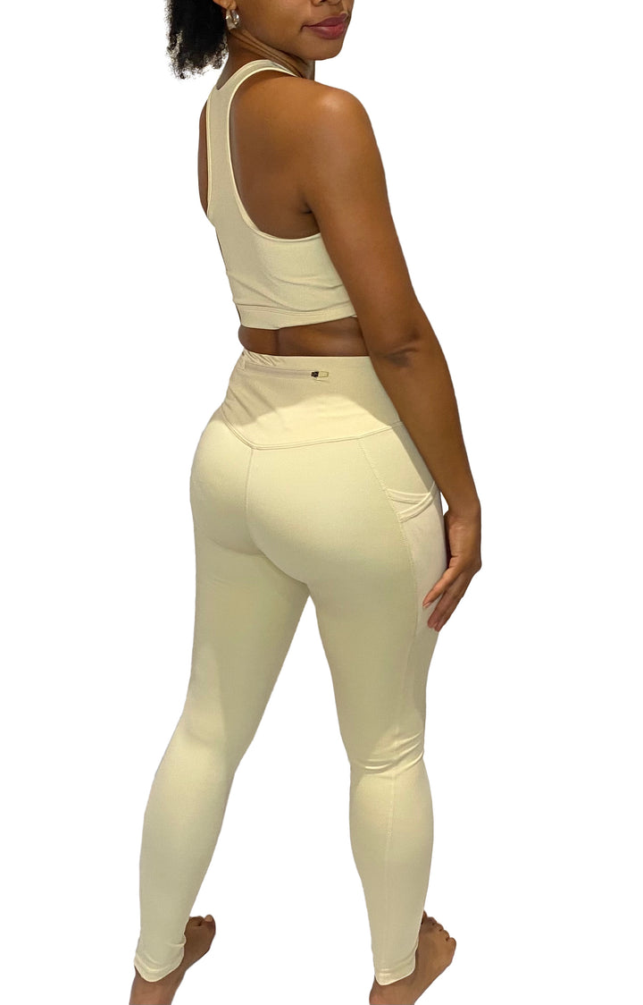 Cream Leggings