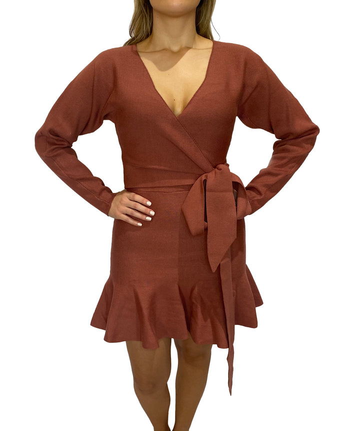 Mocha Sweater Mini Dress