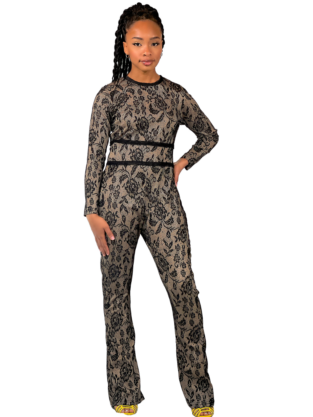 Sassyn Black Sexy Jumpsuit
