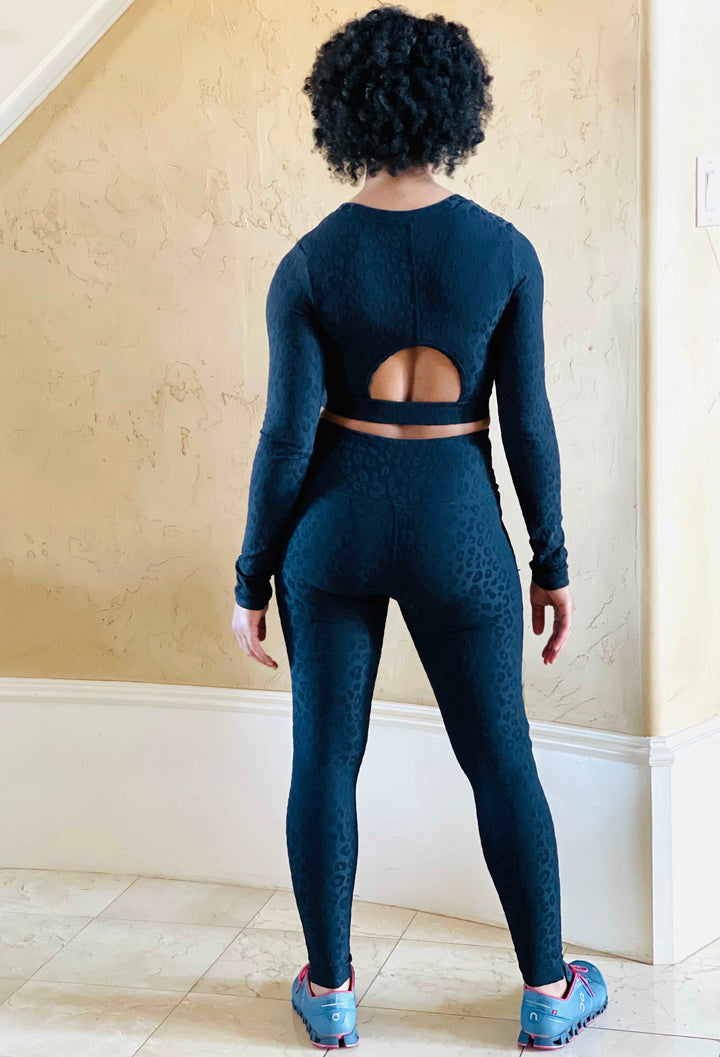 Black Leopard Leggings