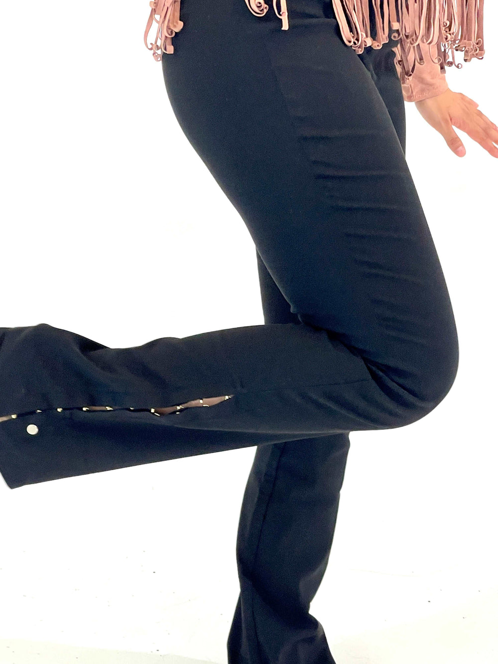 Black Pants With Hooks