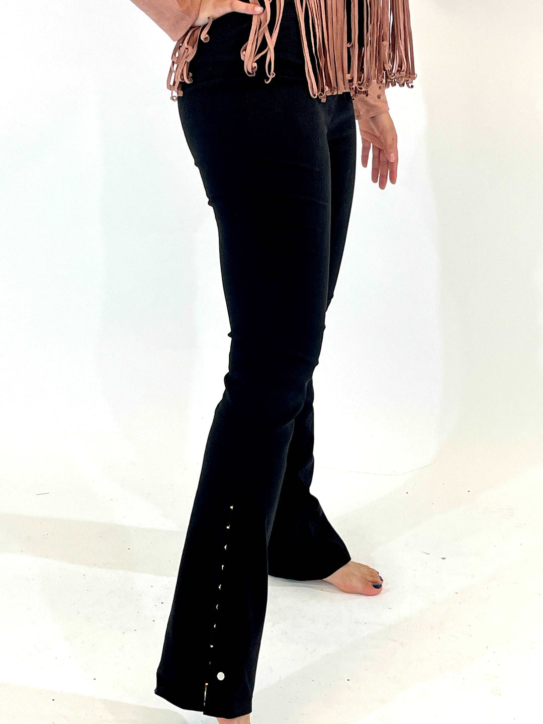 Black Pants With Hooks