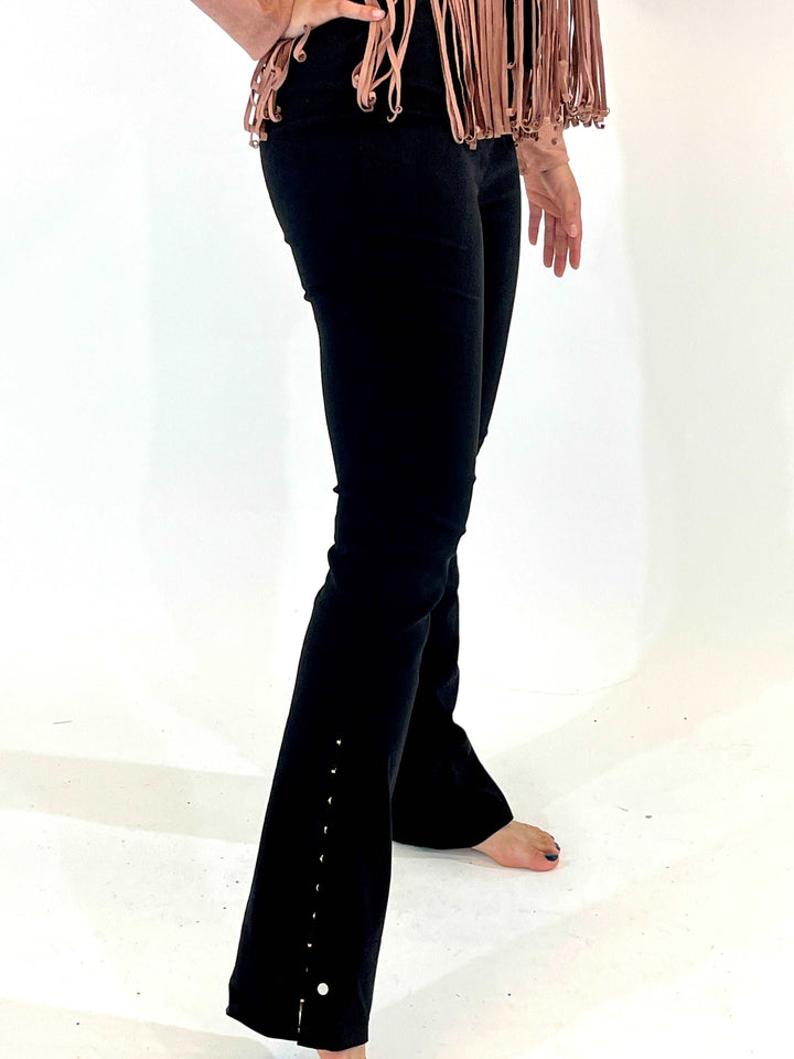 Black Pants With Hooks