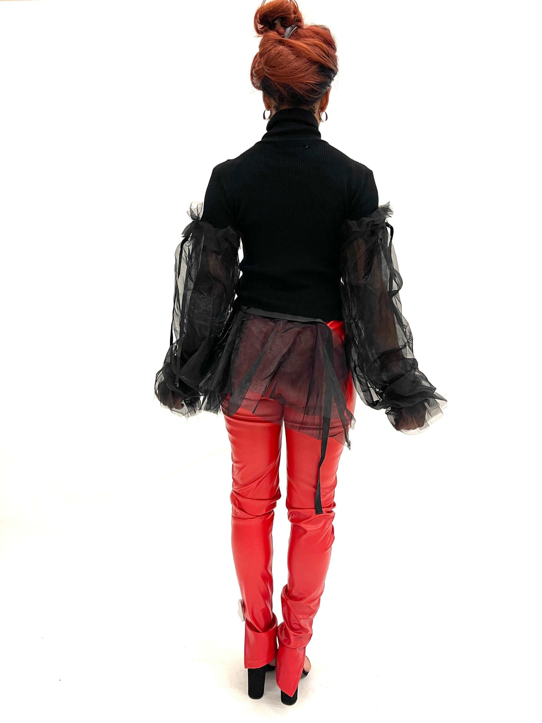 Black Flared Sweater