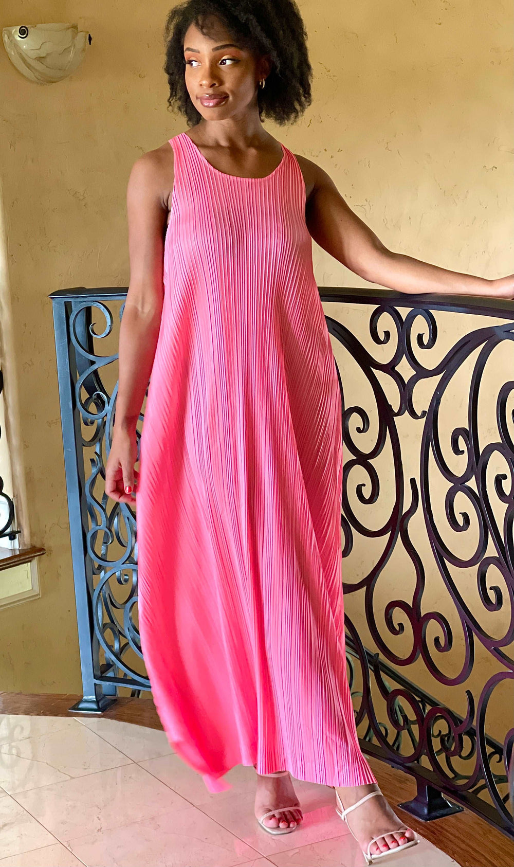 Beulah Pleated Dress