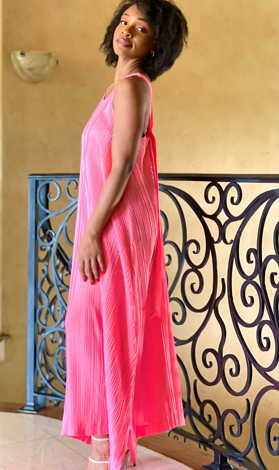 Beulah Pleated Dress