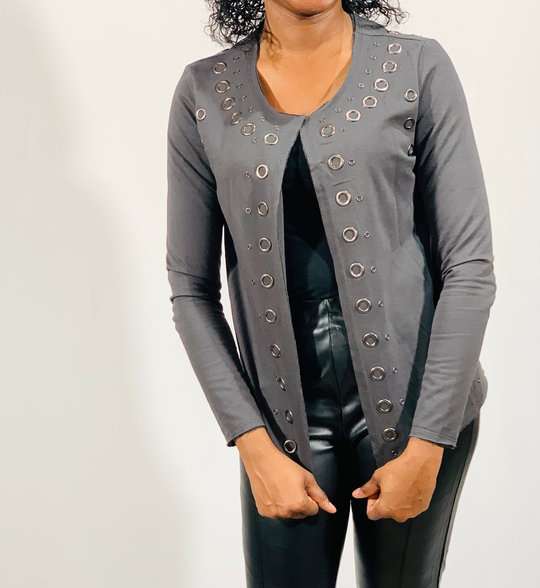 Vocal Short Charcoal Jacket