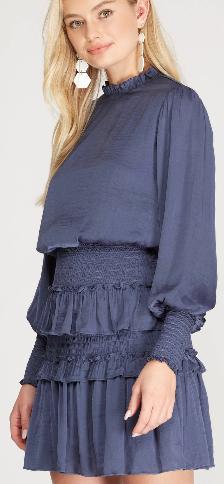 Dusty Blue Dress