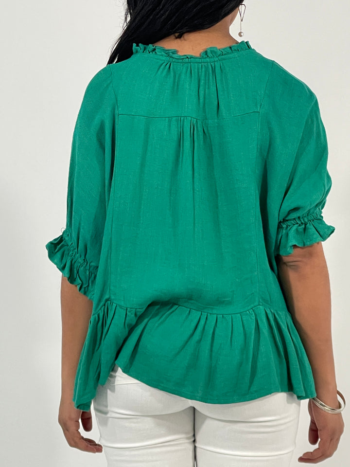Green Hippie Top