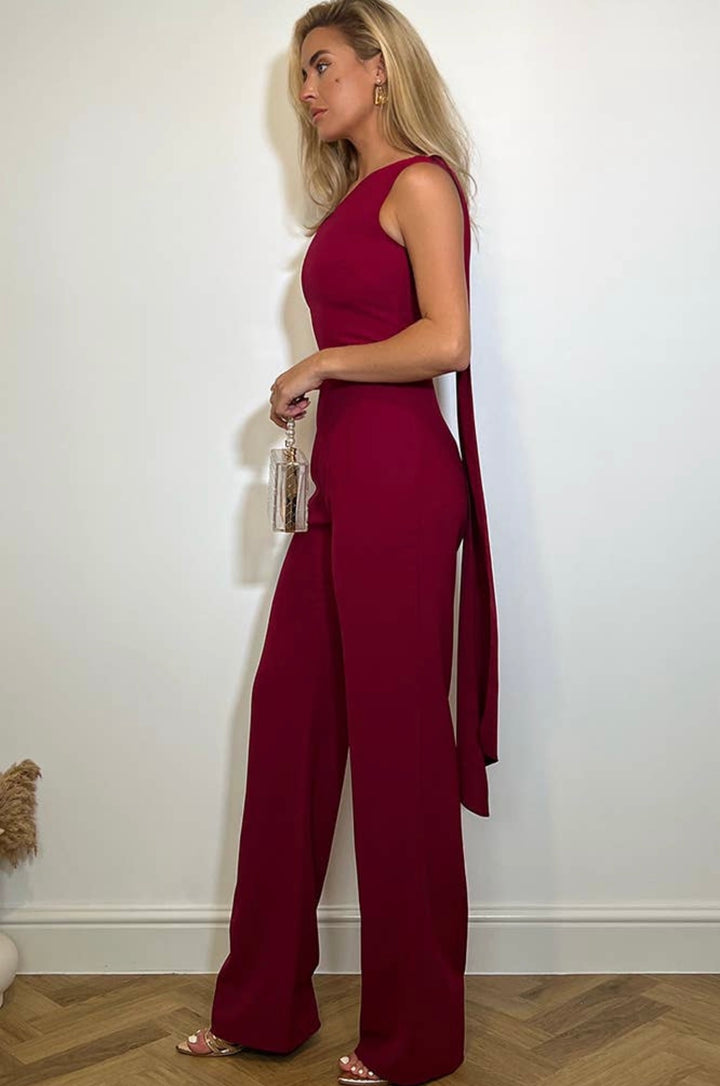 Raspberry Jumpsuit