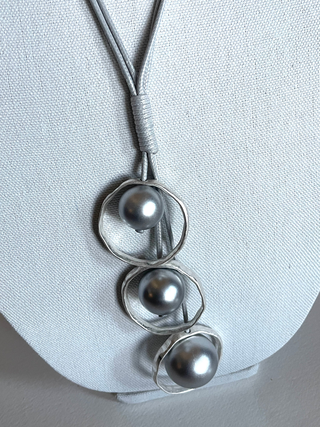 Silver Ball Necklace