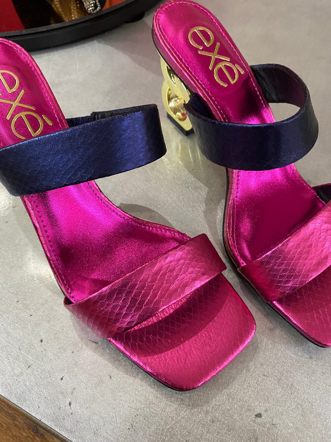 Chained Pink Heel
