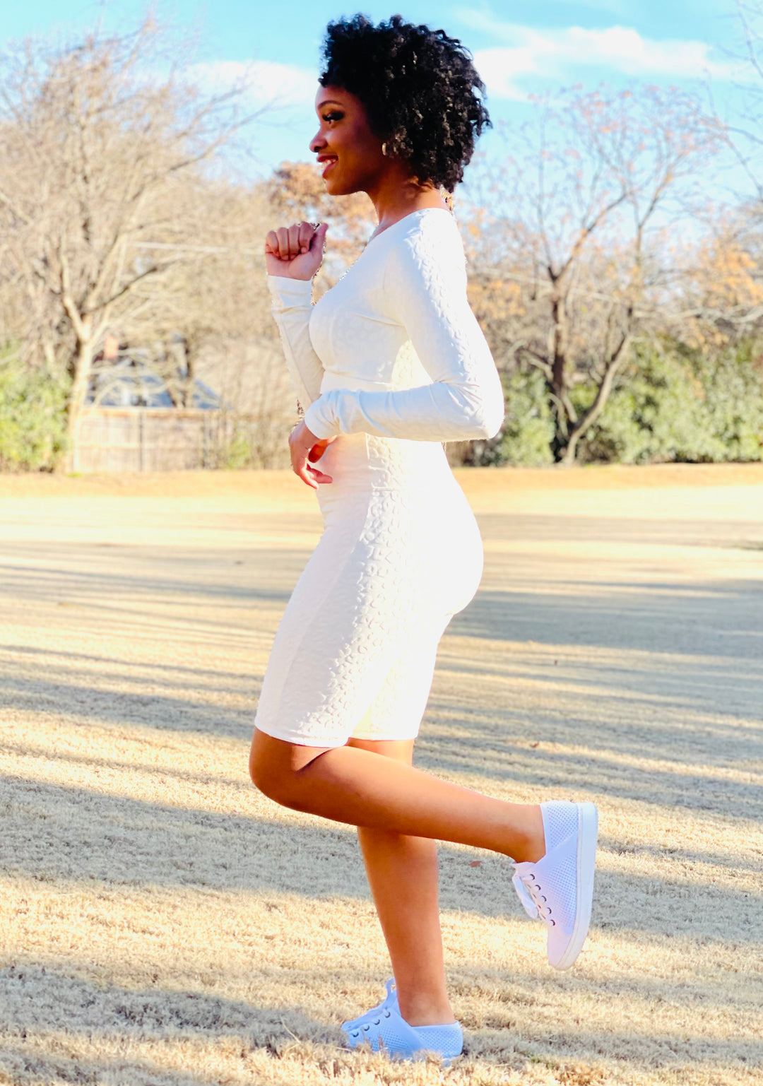 White Leopard Short