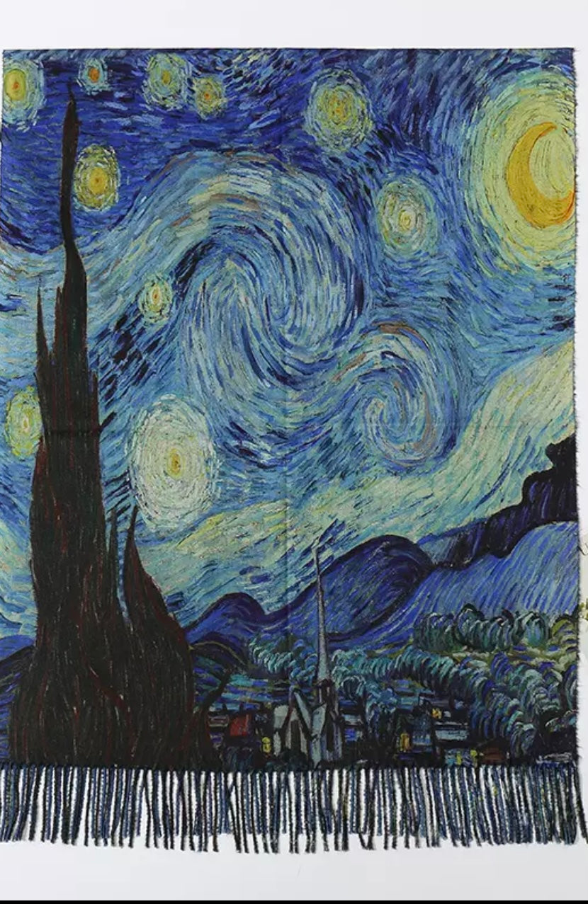 Wool Patterned Scarf