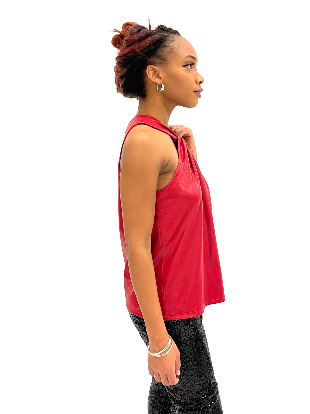 Cherry Halter Top