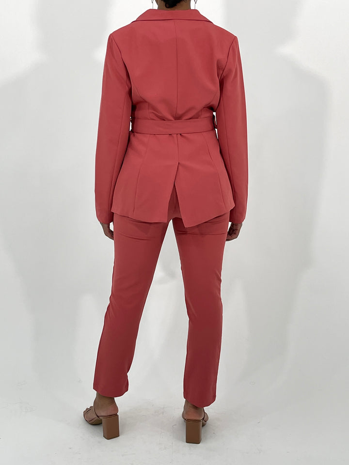 Cinnamon Blazer & Pant Set