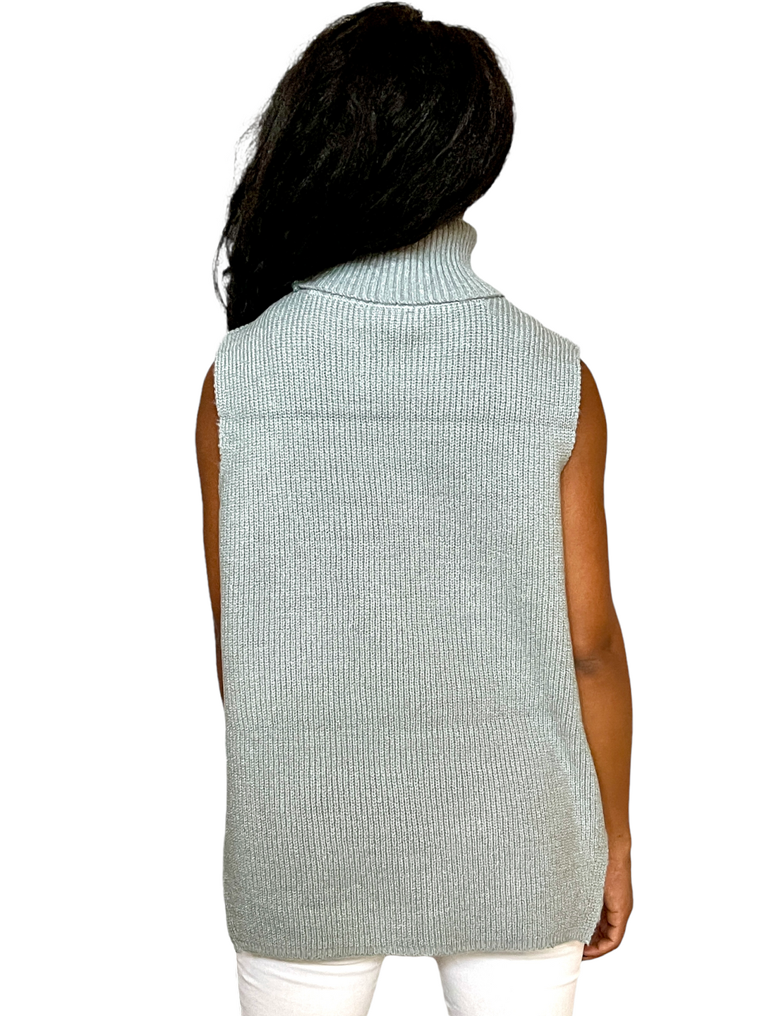 Hyfve Rosewood Smocked Blue Sweater