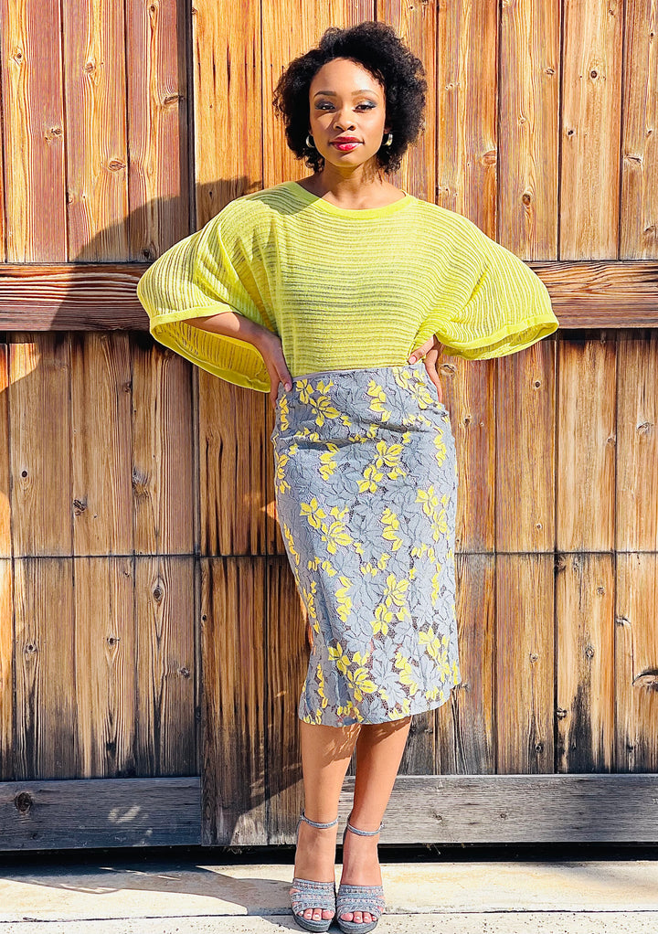 High Waist Lace Skirt