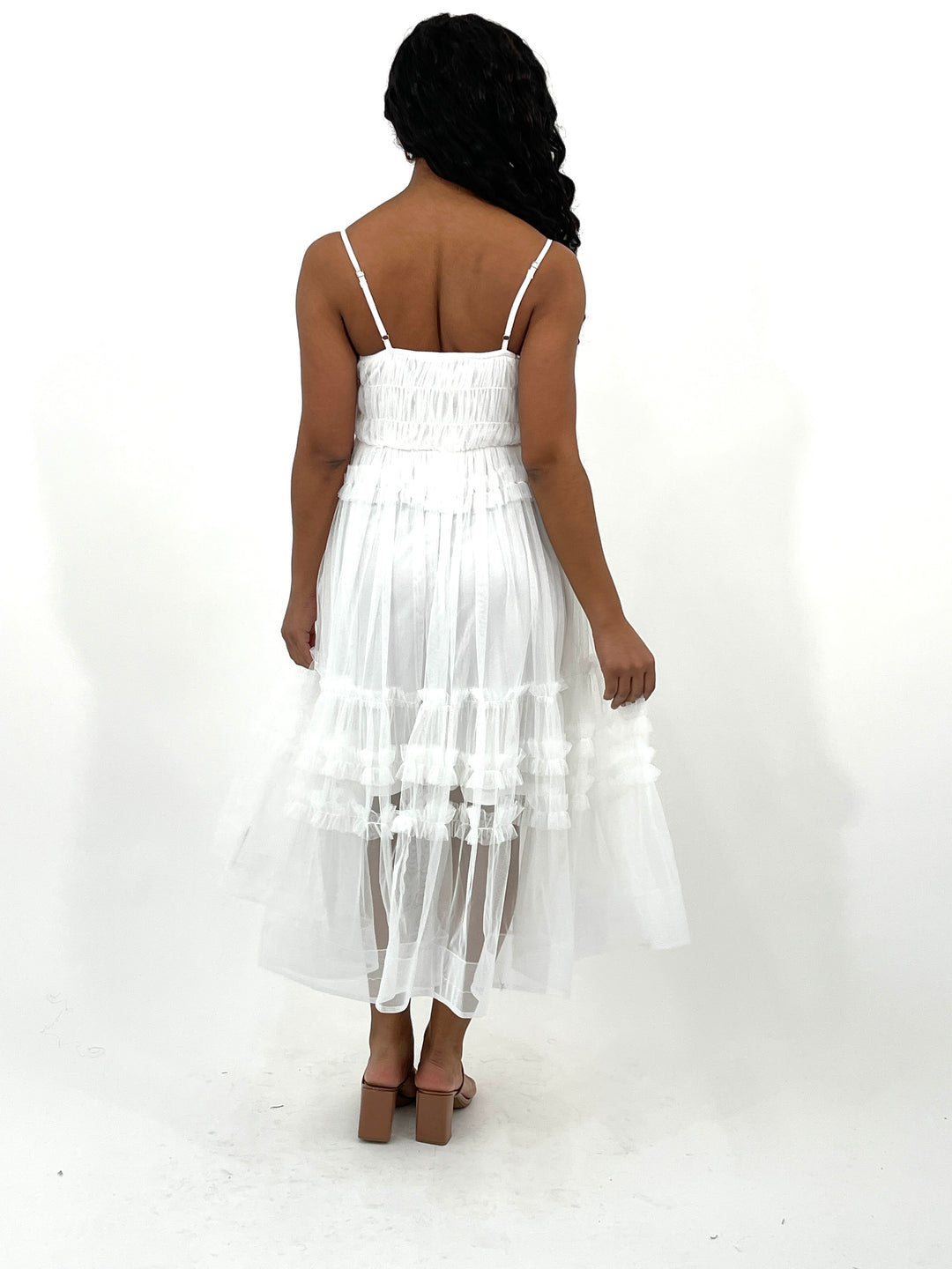 Off White Midi Dress