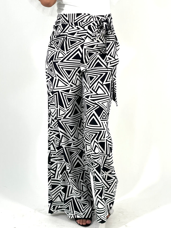 Woven Print Pants