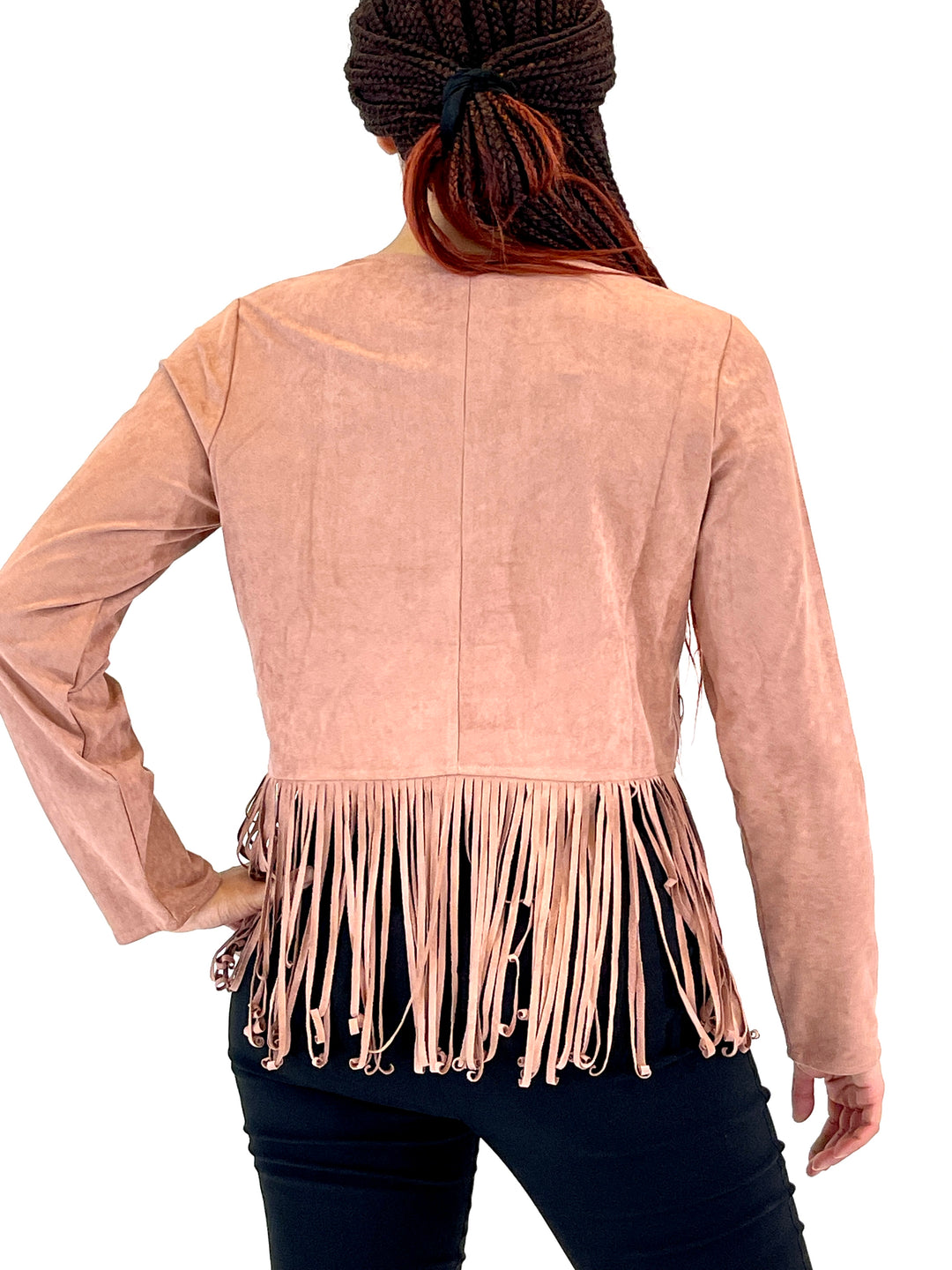 Mauve Suede Top
