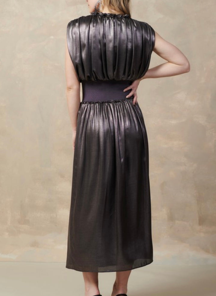 Ruffled Midi Dress
