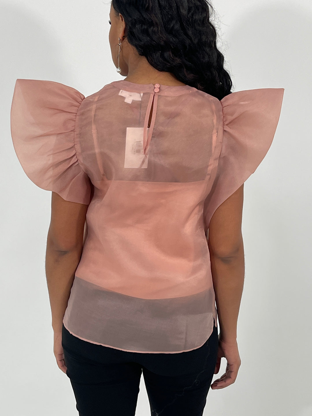 Ruffle Shoulder Top