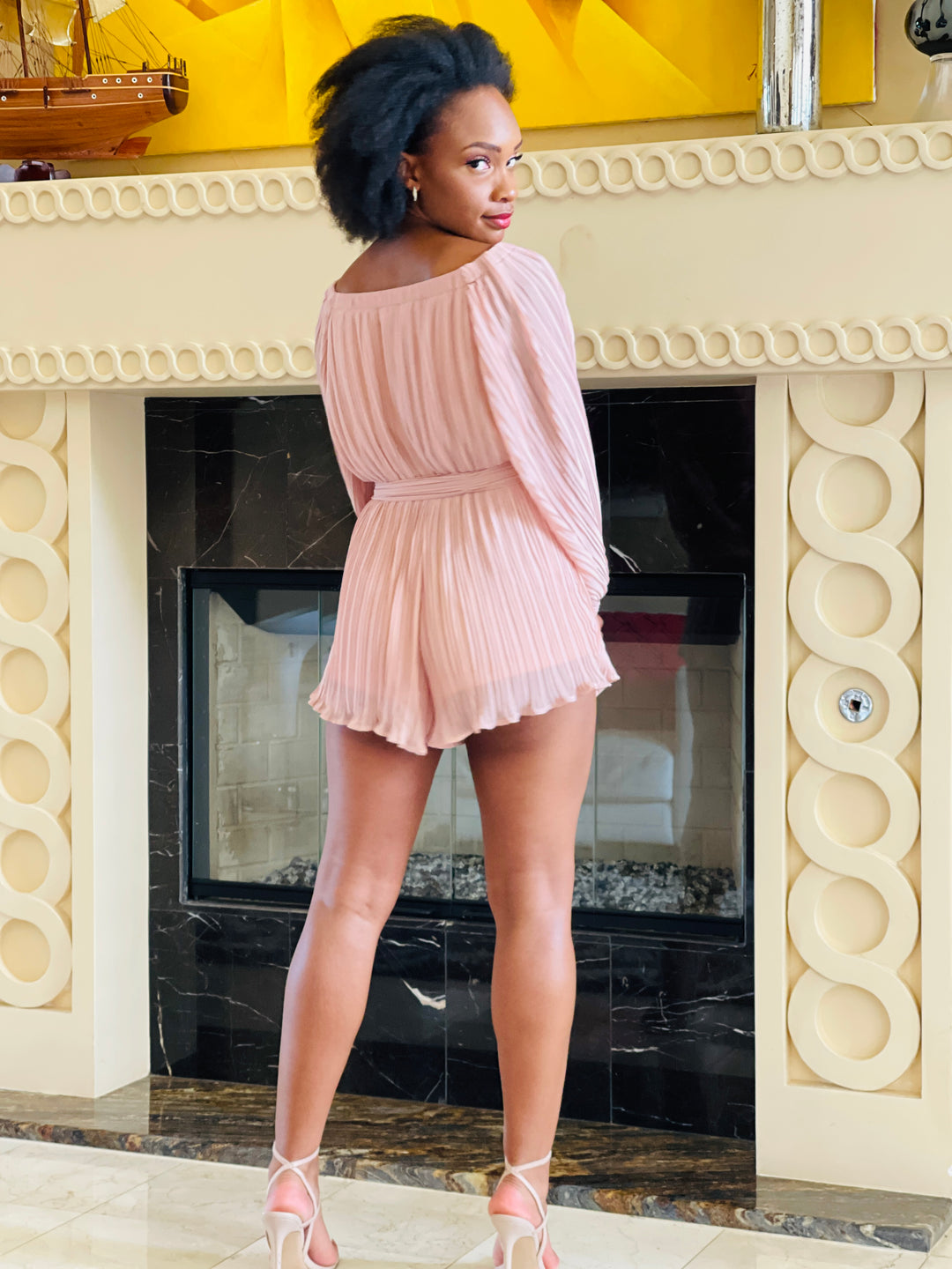 Off Shoulder Romper
