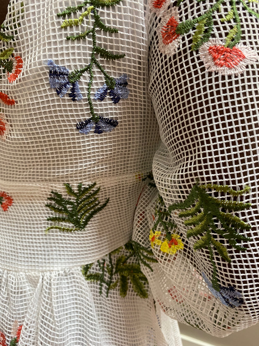 Sassyn Floral Mesh Dress
