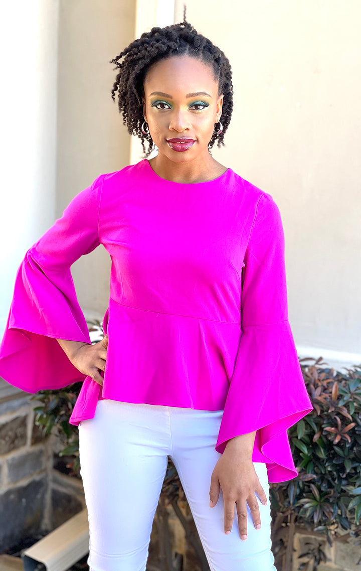 Magenta Trendy Top