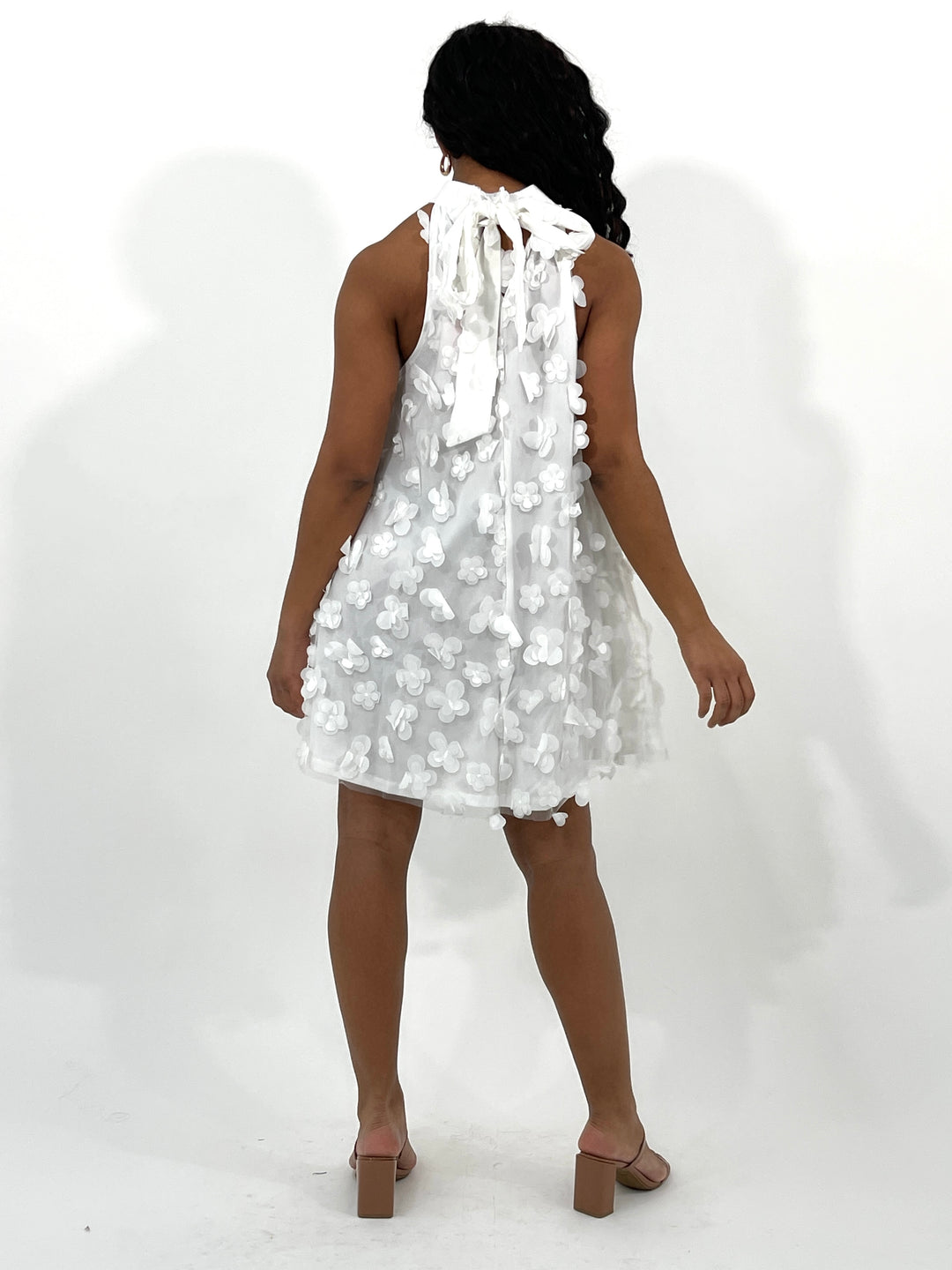 White Flowery Dress