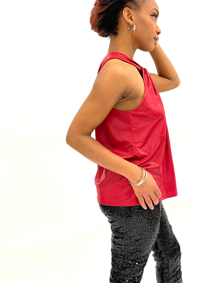 Cherry Halter Top