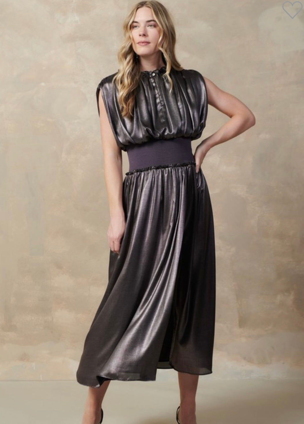 Ruffled Midi Dress