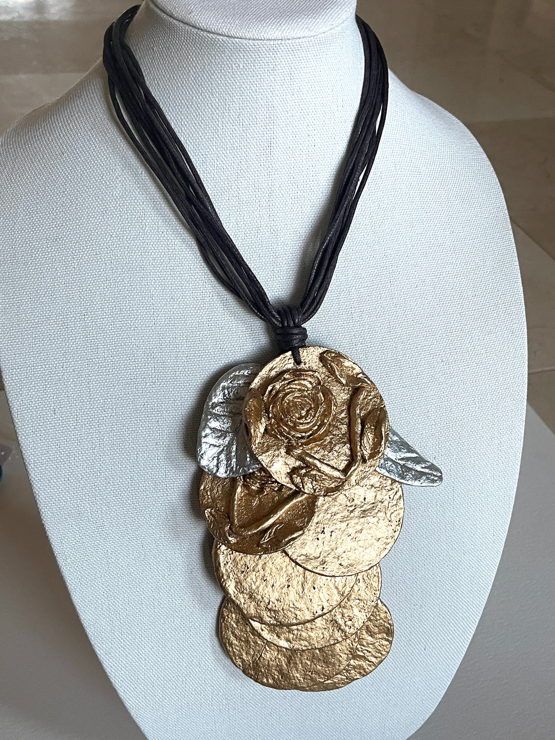 Rose Plated Necklace