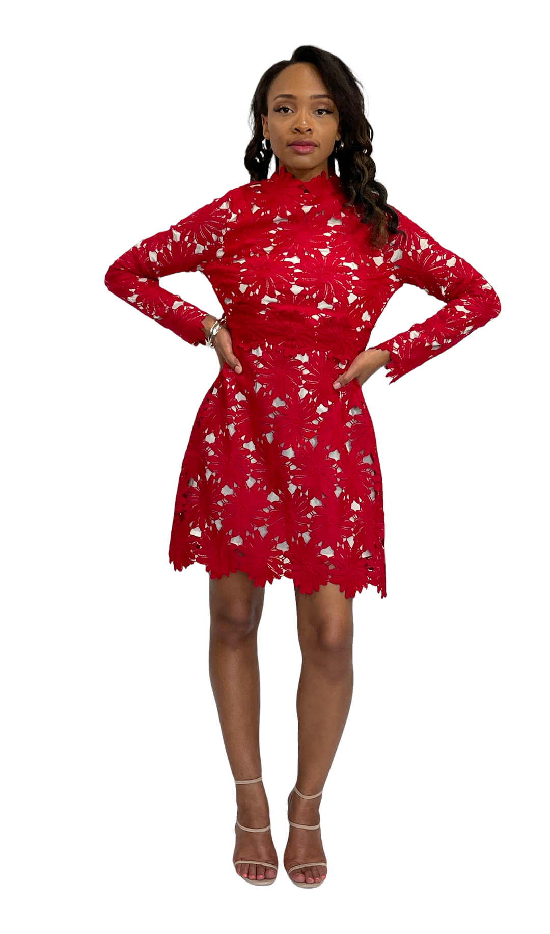 Red Lace Dress
